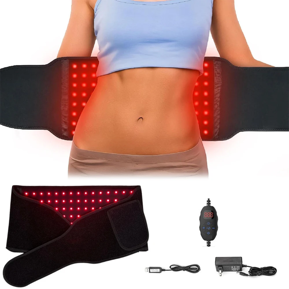 Red Light Therapy Belt For Body Infrared Light Therapy LED Light Therapy Device For Leg Knee Back Waist Shoulder Pain Relief