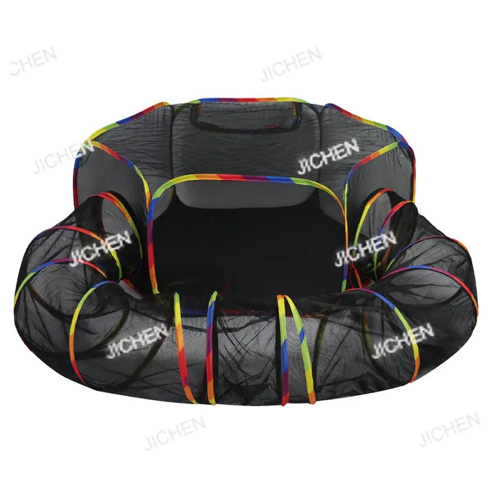 

Удобный большой складной закрытый туннель для кошек, универсальная многофункциональная лежанка-клетка для кошек