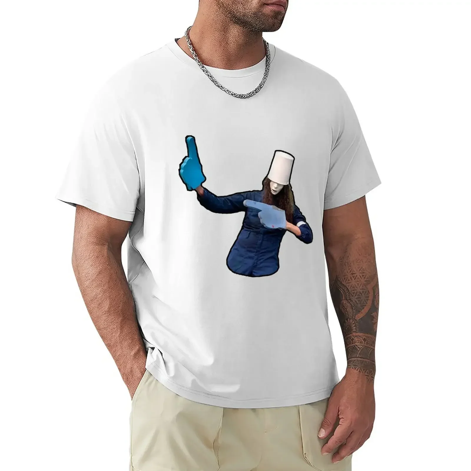 Buckethead Foam Fingers T-Shirt aesthetic clothes sweat Blouse customs design your own mens clothing