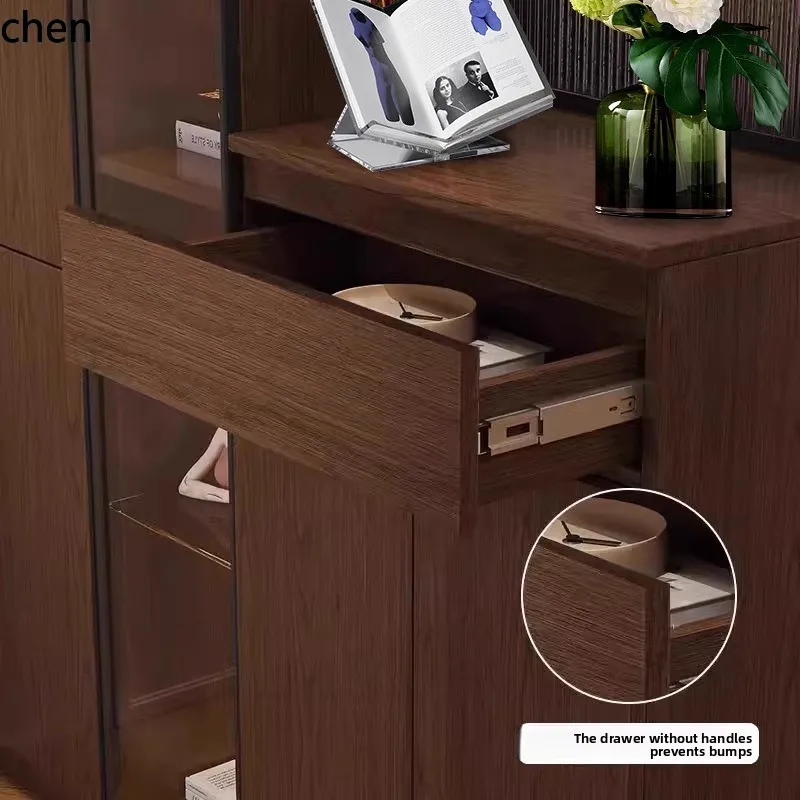 YXY خزانة المدخل باب الدخول خزانة الأحذية شاشة متكاملة ديكور حديث بسيط خزانة بهو منزلية #4