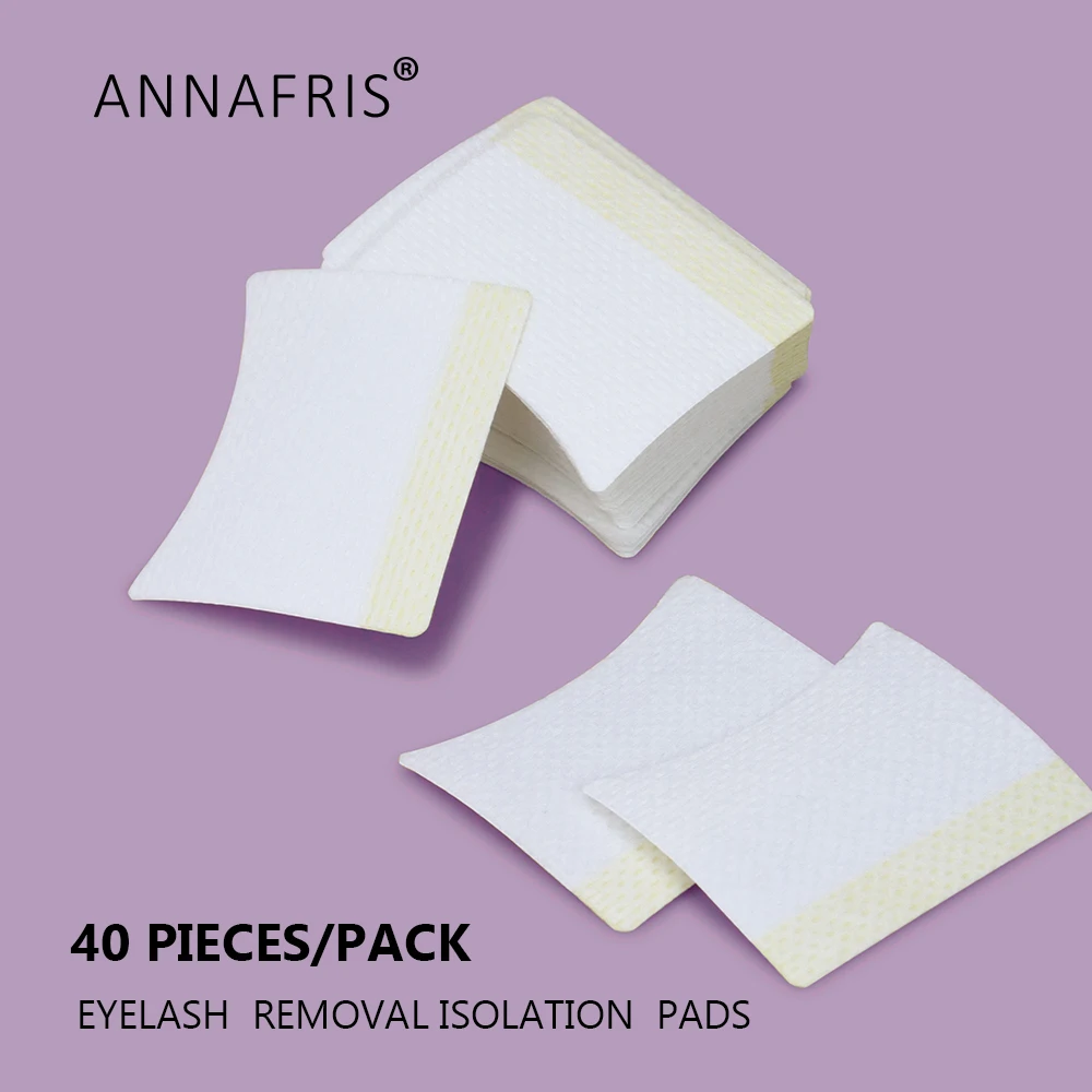 40Pcs/Bag Disposable Eyelash Extension Cotton Under Eye Pads Patches For Removing False Lashes Sticker Beauty Makeup Tools