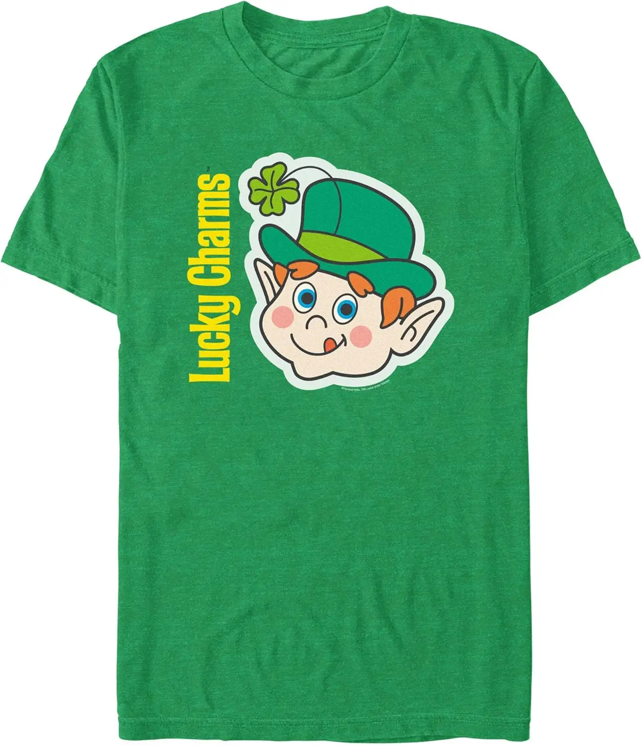 Men's Lucky Charms Leprechaun Face T-Shirt