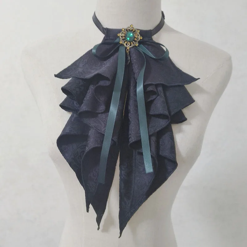 Anime Cos Ties Royal Luxury Lolita Bow Tie Fashion Performance Clothing Shirt Drool Bib Prince Style Original Detachable Collars