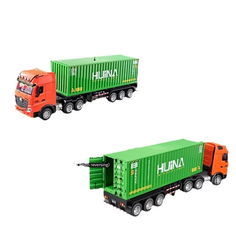 

Large-Scale Remote-Controlled Electric Toy Car: New Arrival Children's RC Vehicle Cargo Truck with Sound and Light Features