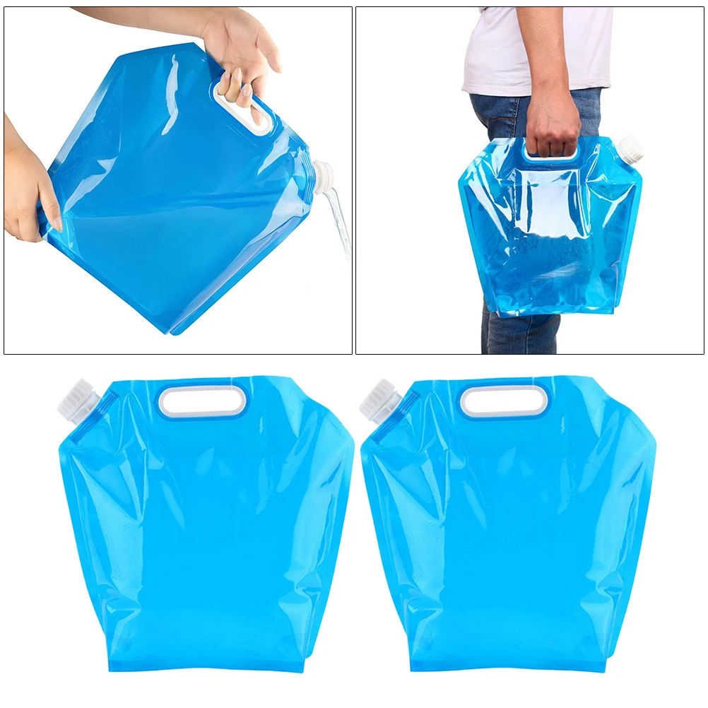 

Collapsible 10L Water Bag Large Capacity Portable Emergency Drinking Storage Container Foldable Outdoor Camping Hiking