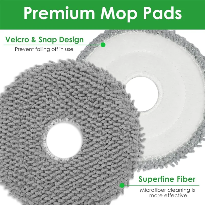M04K 15 Uds para Irobot Roomba Plus 505 Combo/405 Combo accesorios para aspiradoras-filtros de Cepillo Lateral principal almohadilla de fregona bolsa de polvo