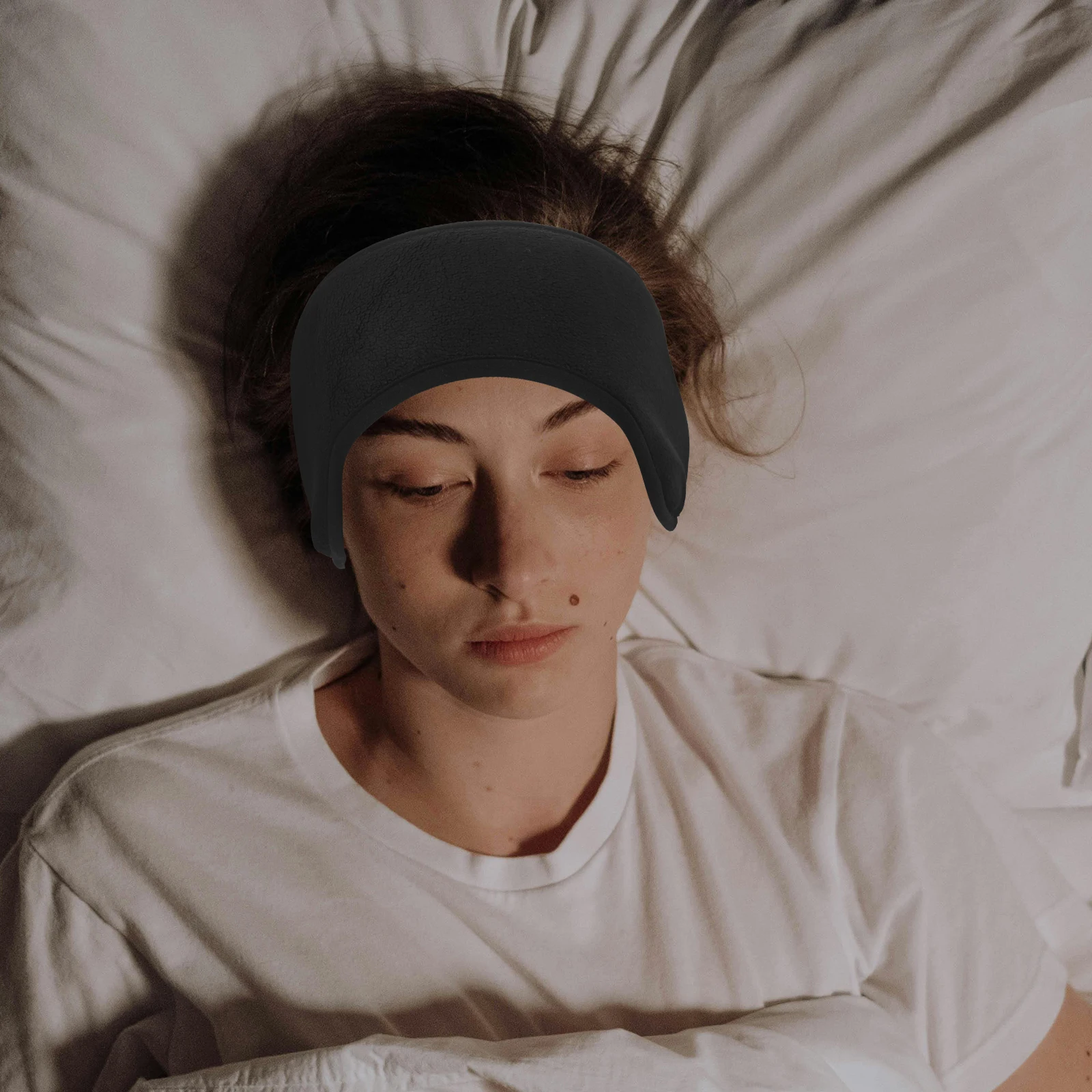 غطاء للأذنين للنوم 2 في 1 عصابة رأس شتوية مع أغطية أذن قناع للطقس البارد مقاومة للرياح أثناء النوم الدافئ وإلغاء الضوضاء قابلة للتعديل #1