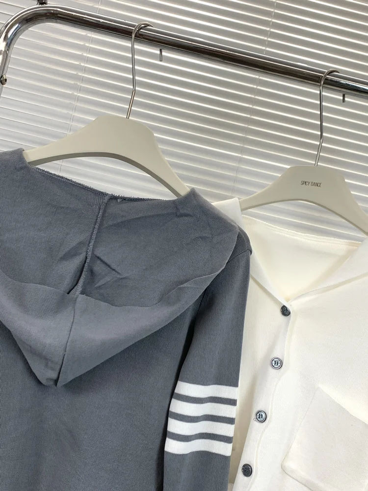 Pull tricoté décontracté pour femme, Version coréenne, couleur Blo Long Sve, Design tendance, Street Sle, automne 2023