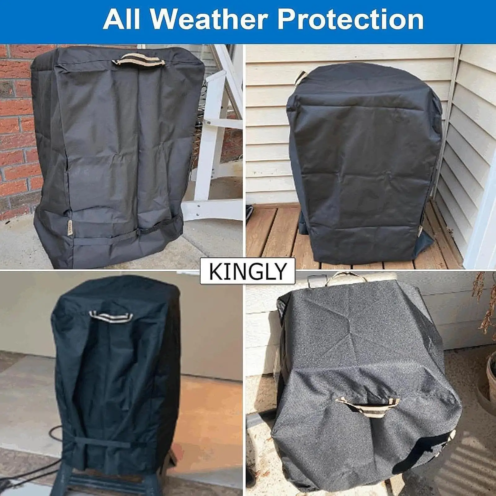 

Electric Smoker Protective Cover Sturdy Dustproof for Outdoor Picnic Camping