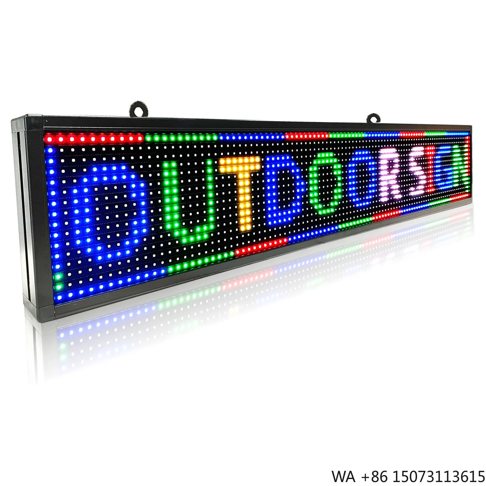 Ultradun LED-raamreclamescherm - Programmeerbaar elektronisch bord voor winkelcentrumboxen