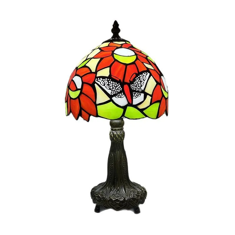 

Glazed bedroom bedside lamp, hand-decorated living room, nostalgic restaurant bar atmosphere desk lamp