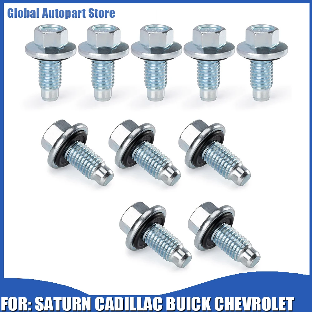 

11562588 Car Engine Oil Pan Drain Nut Sump Plug Bolt Protection Washer For GM Saturn Cadillac Buick Chevrolet