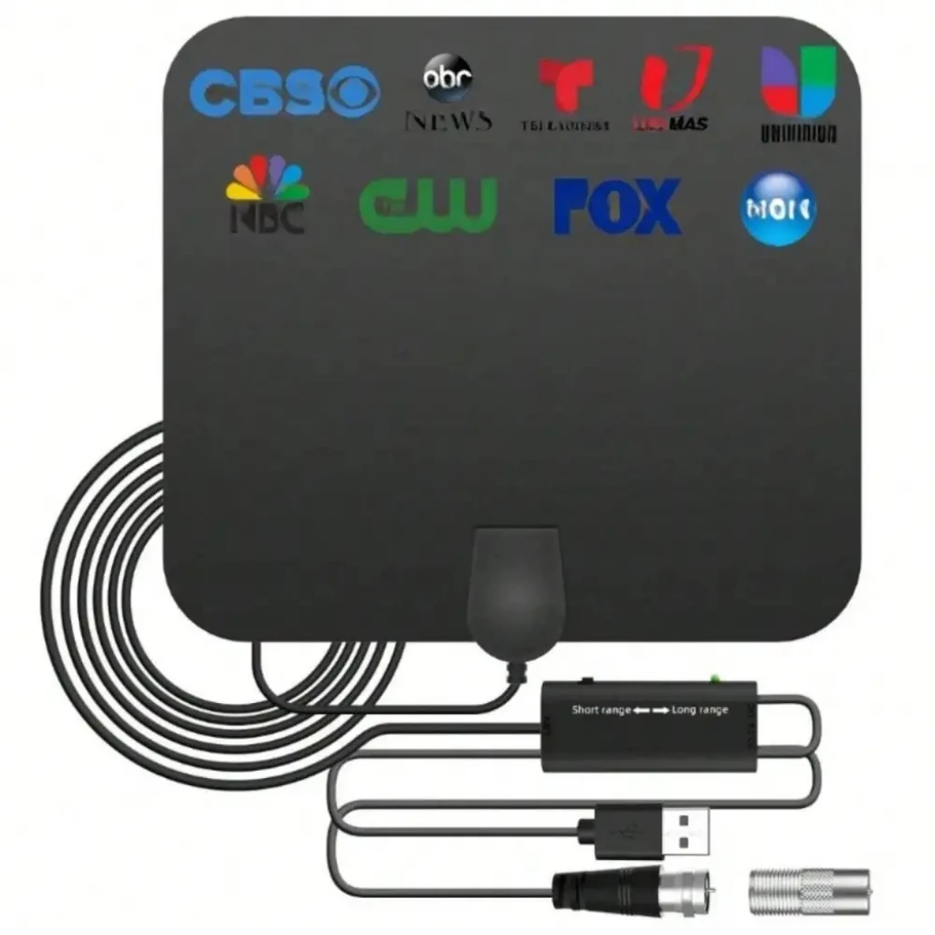 

Nueva Antena de TV HDTV 4K 1080p - Amplificador de Señal 3600 Millas para Interior