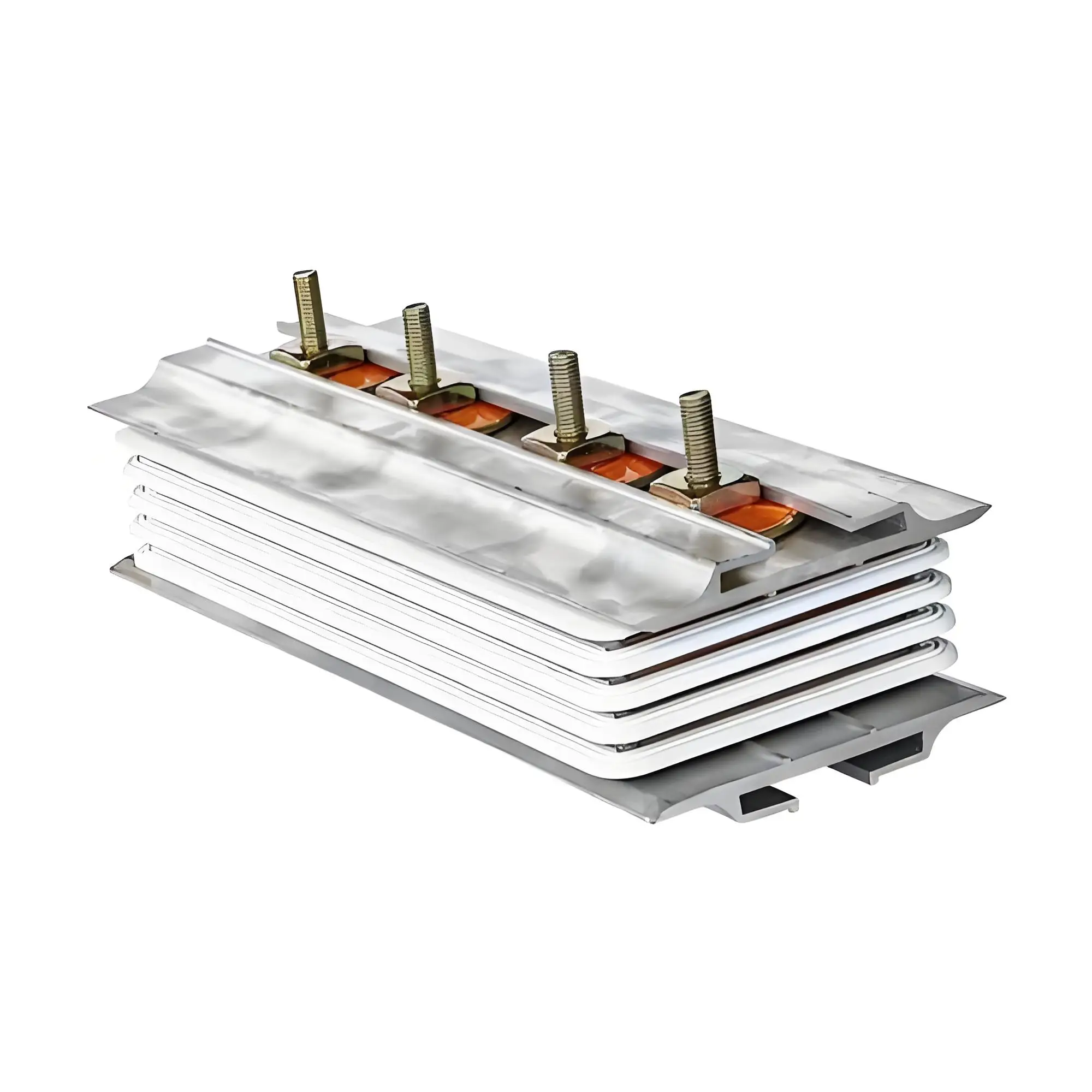 Durable Tinned Copper Busbar Trunking System End Fitting Terminal Block with Customizable Size and High Current Rating