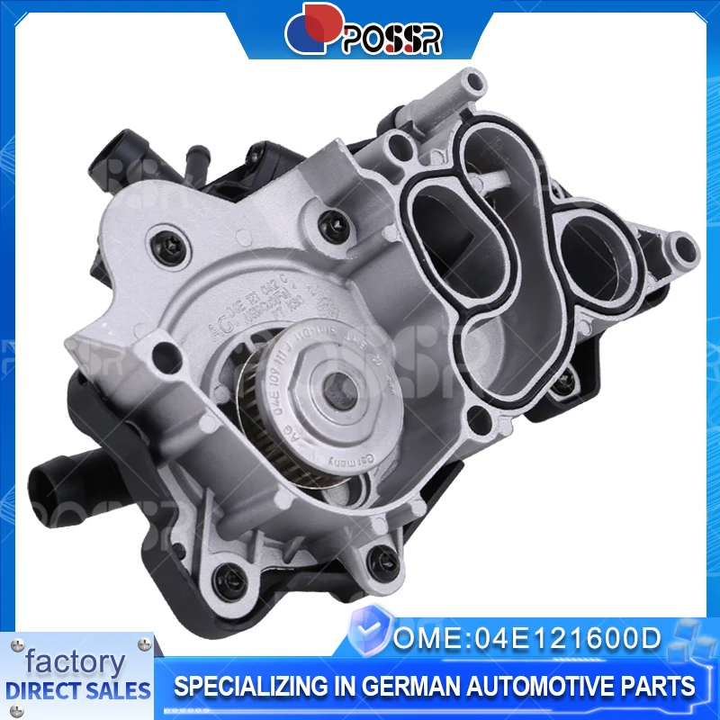 

04E 121600 D Cooling System Water Pump for Vw Polo V Beetle Caddy Cc B7 Golf Vi Vii Jetta Water Pump Thermostat Assembly