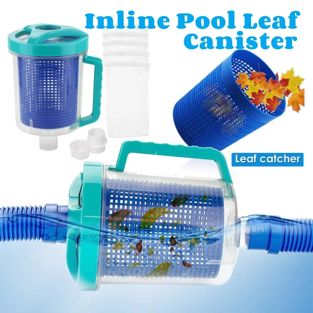 Recipiente Recolector de Hojas para Piscina, Trampa para Hojas, Colector de Hojas, Filtro de Vacío para Piscina, Accesorios para Piscina W26705 Pentair