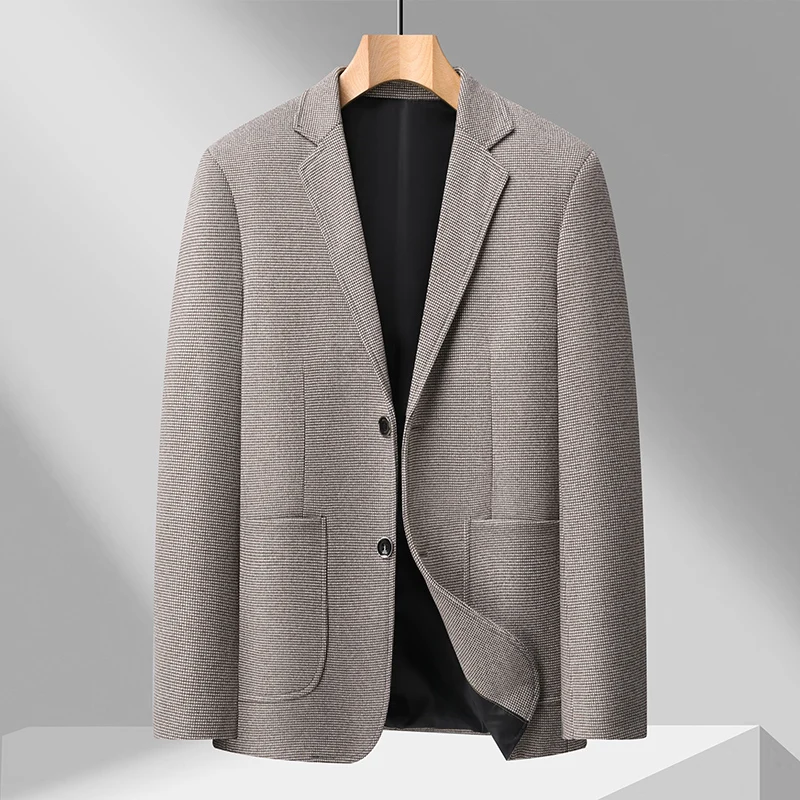 New Arrival Spring Autumn Men's Slim Fit Business Casual Blazer Jacket Suitable for Daily Wear Stylish Coat