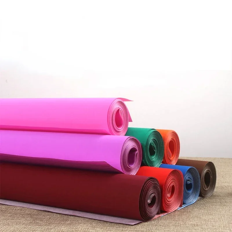 Colorful Drawing Xuan Paper Students DIY Windowpane Papier Red Half-ripe Xuan Paper Calligraphy Painting Papel Arroz Decoupage