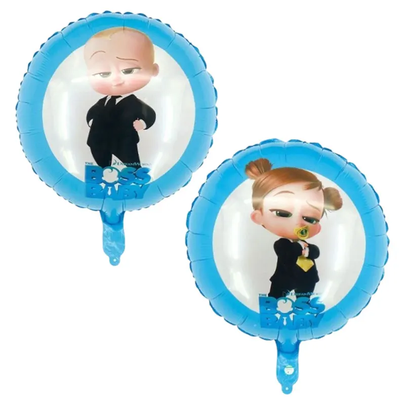 Blaues Little Executive Baby B-BOSSED Duschparty-Dekorationsset mit Einwegteller, Bechern, Servietten, Banner und Ballons für Geburtstagsfeiern – Detail 35