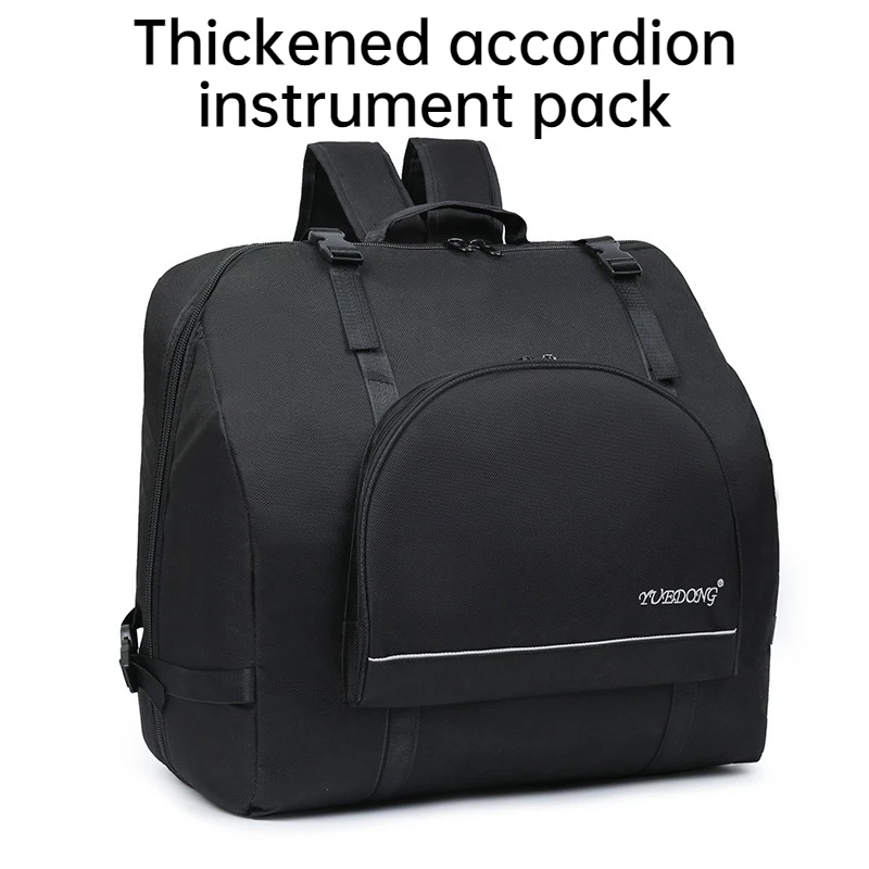 Oxford Cloth Accordion Bag Thicken Wear-resistant Portable Shoulders Lightweight Accordion Backpack Musical Instrument Accessory