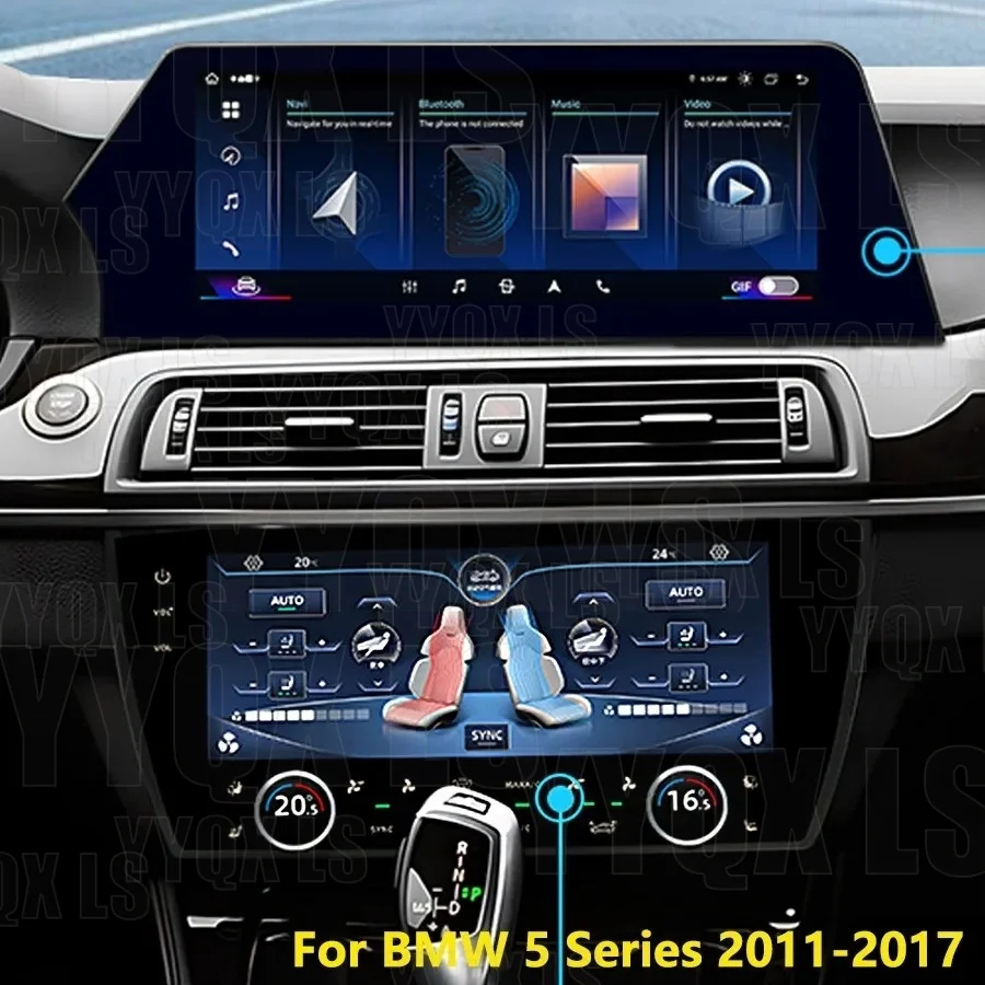 10.25 inch HD AC Panel Air Condition For BMW 5 Series 2011-2017 Board Climate Control LCD Large Touch Screen link Car accessori