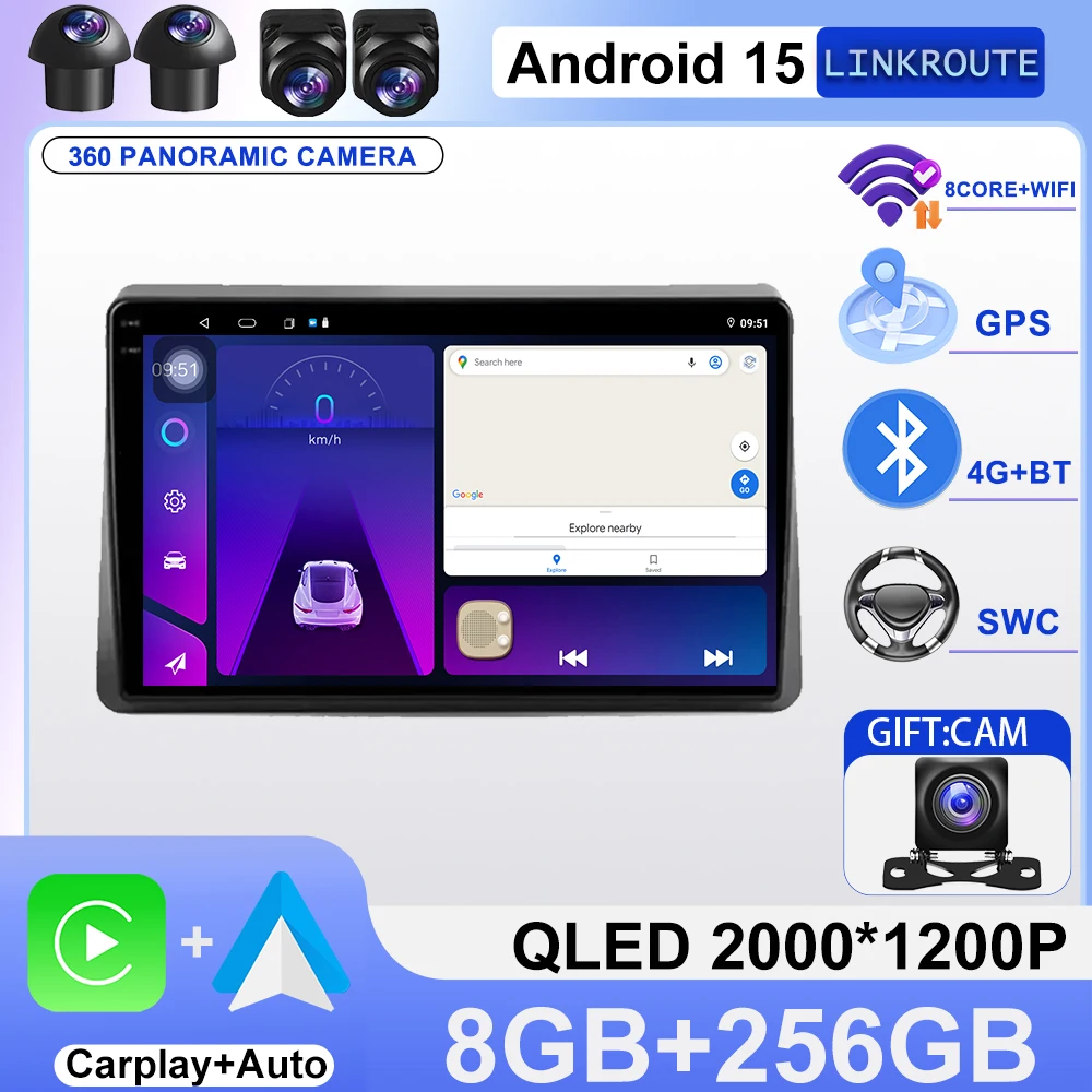 Android 16 For Renault Master 2019 2020 2021 2022 Car Multimedia Video Player Radio Stereo GPS Navigation Bluetooth NO 2DIN WIFI
