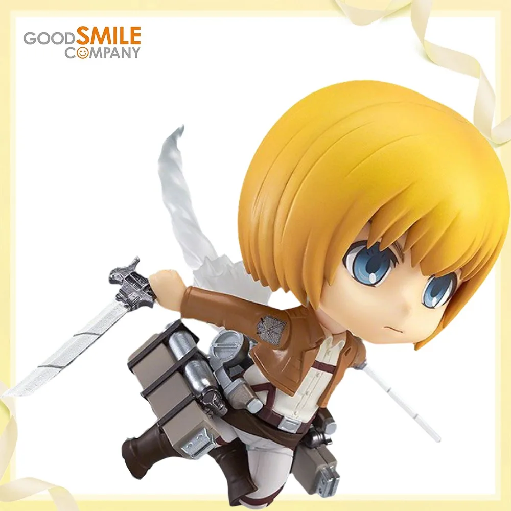

100%Original Genuine in Stock Good Smile Company Armin Arlert Nendoroid (435) Anime Figure Model Decoration Toy Birthday Gift