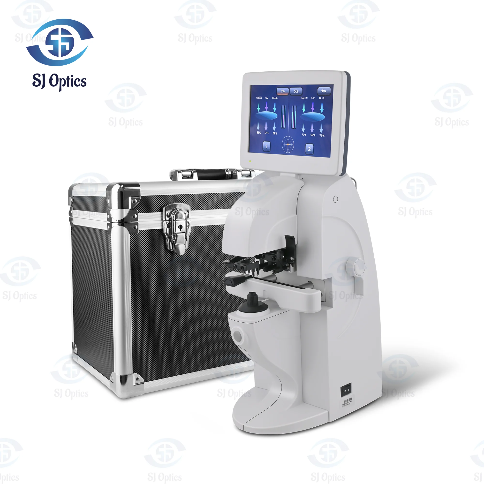 JD2600 Lensmeter Jd-2600C Lensometer 7'' Lcd Touch Screen Digital Automatic Focimeter Xinyuan Auto Lensmeter With PD UV Printer