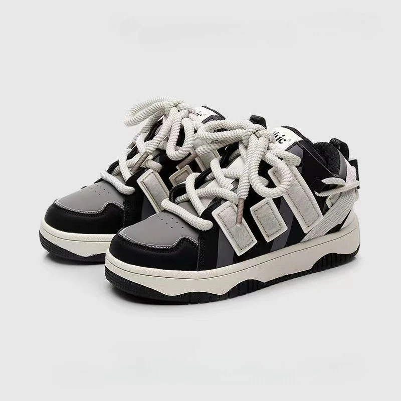 

ZHUOFU Original American Style Shoes for Man Retro Trend Casual Sneakers Design Stripe Lace-up Running Shoe Tenis Feminino