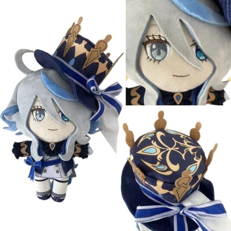 Lovely Anime Genshin Impact Plushies Stuffed Furina Game Figure Doll Collectible For Fans Non Woven Furina Pendant Gifts