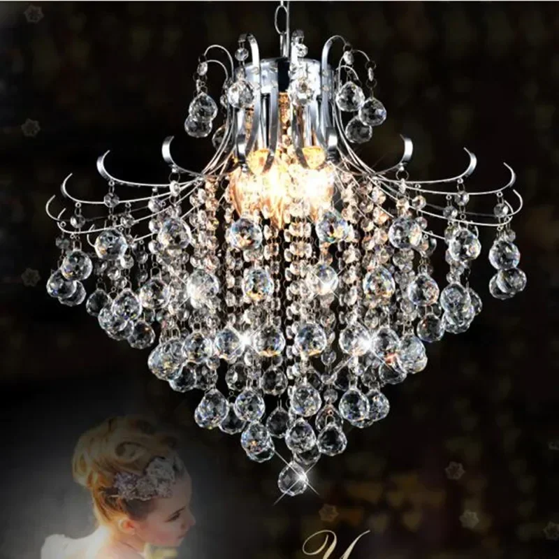 

Luxury Crystal Chandelier Living Room Lamp lustres de cristal indoor Lights Crystal Pendants For Chandeliers