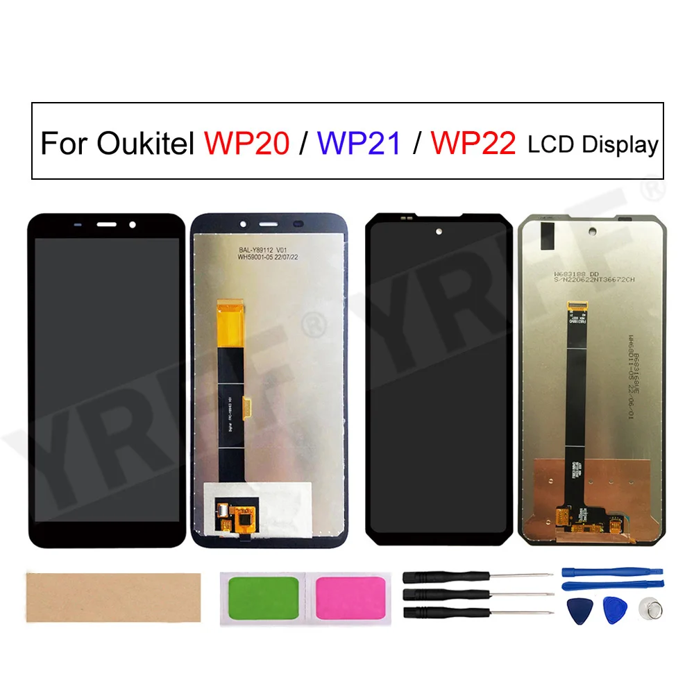 

LCD Display Touch Screen Digitizer Assembly For Oukitel WP28, WP22, WP20, WP21, WP23,Phone LCD Screens Replacement