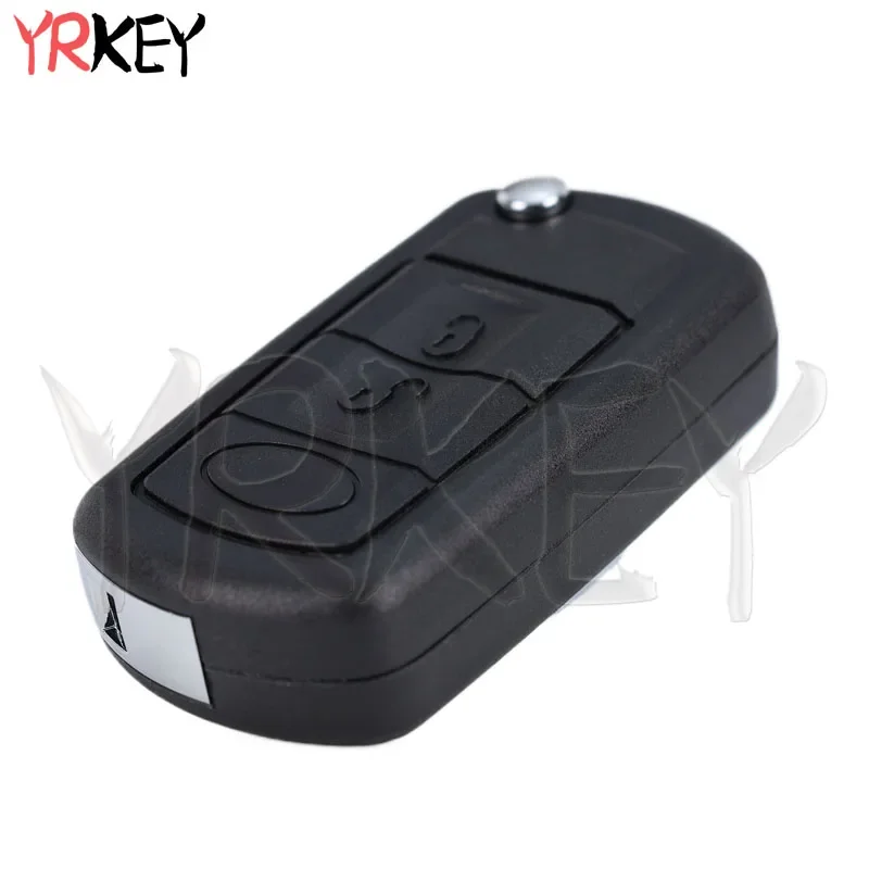 Car Flip Folding Remote Key Fob Shell Case for Land Rover Range Rover Sport Vouge 2005-2010 Discovery 3 LR3 Car Key 2 Buttons