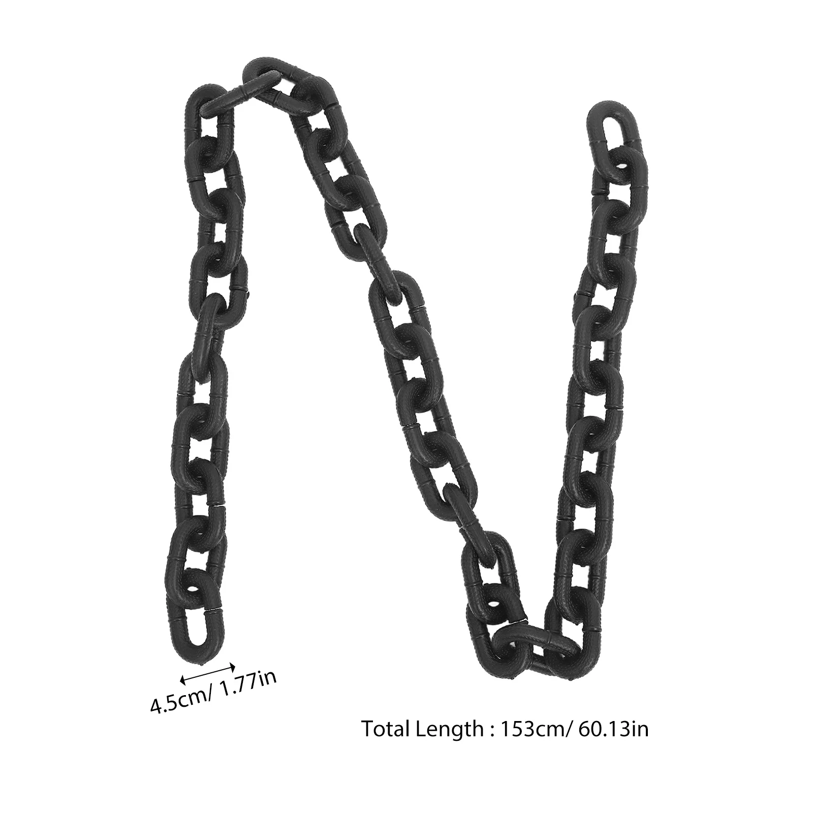 โซ่พลาสติกปลอมรูปสุนัขขนาดใหญ่เหมือนจริง สำหรับตกแต่งฮาโลวีน ของตกแต่งภายนอก โซ่แขวนสำหรับแต่งกายคอสเพลย์