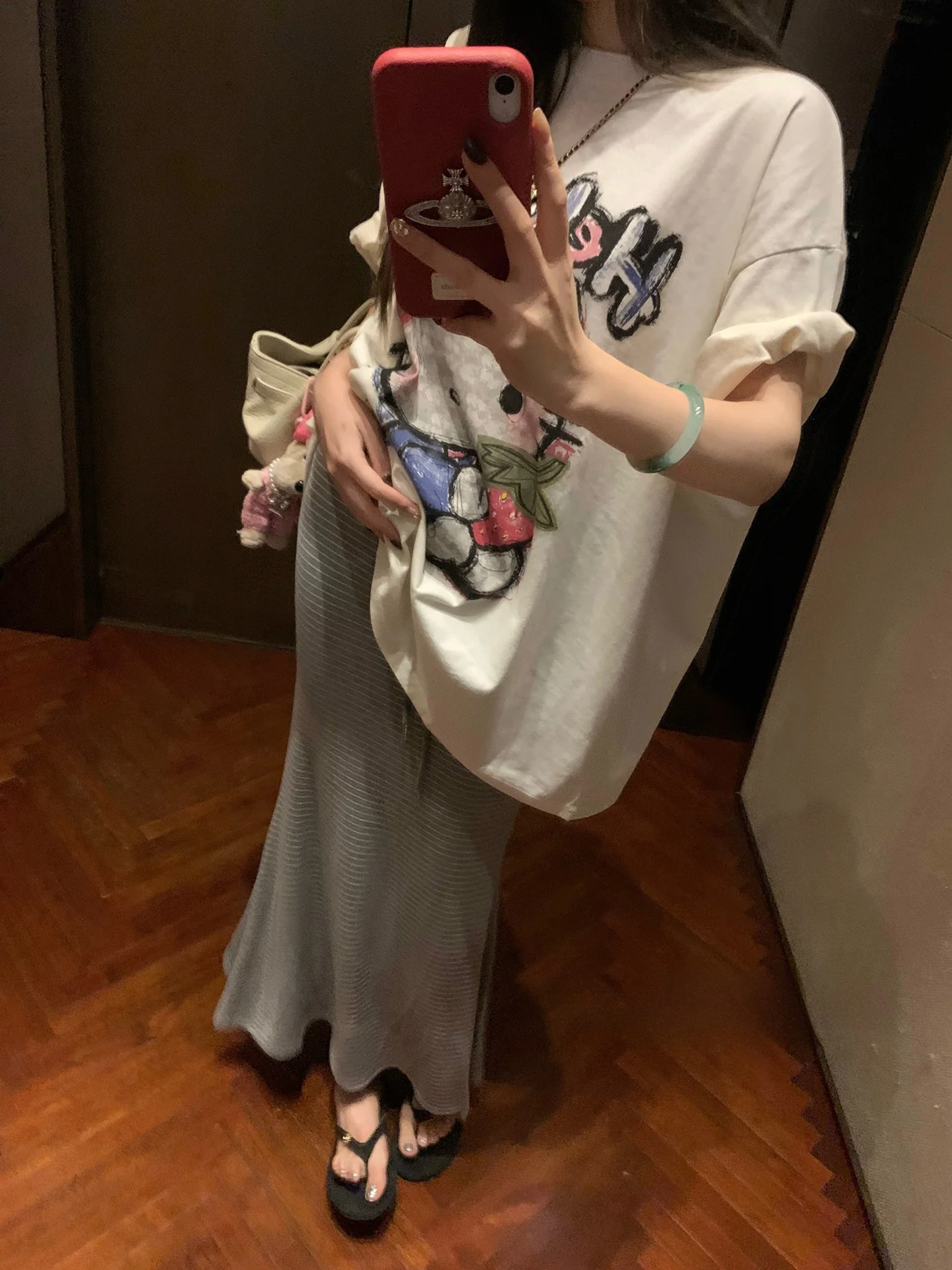 

Slimming Cheered Elastic Waist Cotton Fi Tail f Skirt Versatile Commute Sle Casual Fi Tail Skirt Women's Skirt