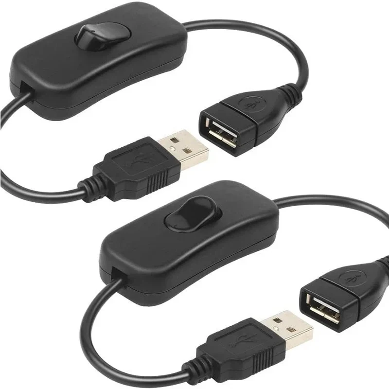 1/2/3/4Pcs With Switch ON/OFF2 Cable Extension Toggle For  String USB Gadget USB Power Supply Device Tools