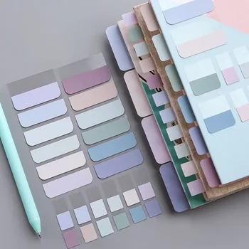 60/120/240 Stück Morandi-Farbaufkleber, klebrig, beschreibbar, Indexregisterkarten, Flaggen für Seiten, Buchmarkierungen, Lesenotizen, Klassifizierungsmarkierungen