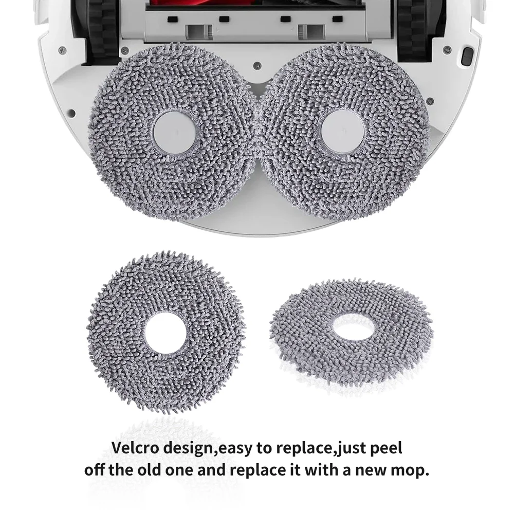 وسادة قماش ممسحة لـ Roborock P20 PRO/G20s Ultra/Saros 10R/Qrevo Curv/Qrevo Edge/Q Revo/Qrevo MaxV/QV 35A/P10pro Robot Vacuum