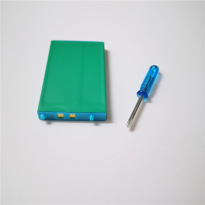 1/2pcs 850mAh Rechargeable Li-ion Battery for Nintendo GBA SP Console Controller Replacement GameBoy Advance with Screwdriver