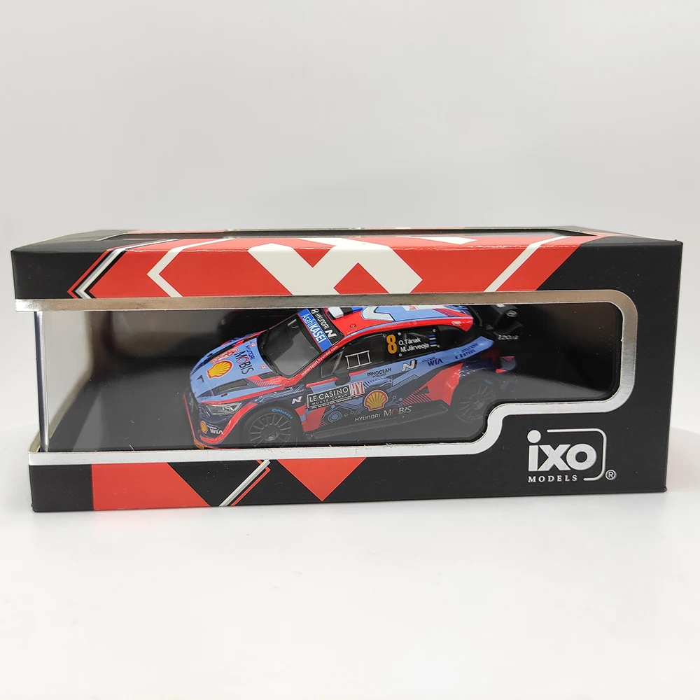 دييكاست IXO 1/43 مقياس هيونداي I20 N Rally1 # 8 نموذج سيارة مصنوع من خليط معدني لعبة هدية تذكارية لعرض الحلي #6
