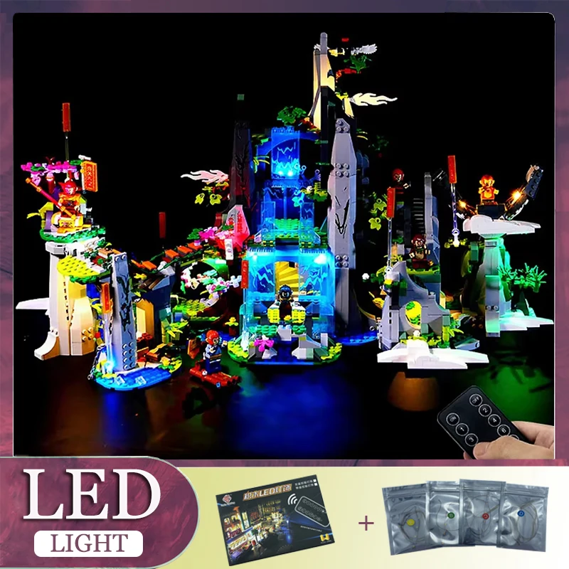 

RC DIY LED Light Kit For LEGO 80024 The Legendary Flower Fruit Mountain Building Block Set（Only LED Light,Without Blocks Model）