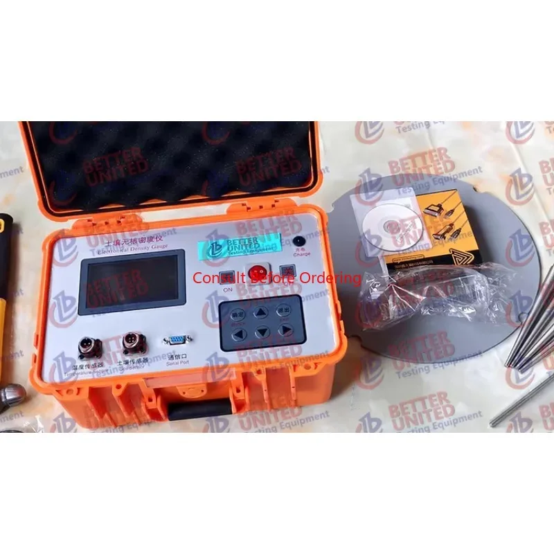 Asphalt Pavement Quality Indicator Electronics Asphalt Non Nuclear Density Meter Depth Gauge