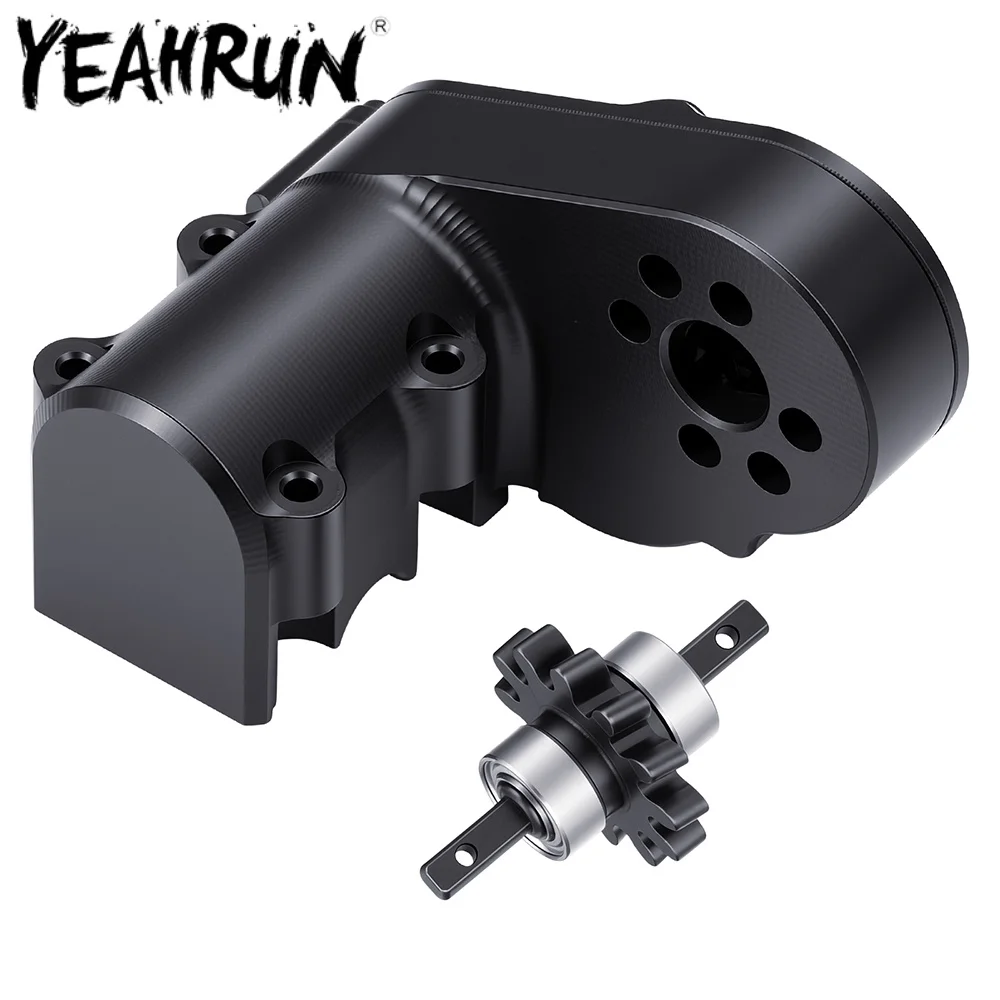 YEAHRUN Aluminum Alloy Transmission Gearbox for 1:30 Axial SCX30 RC Car Chevrolet K10 Jeep Wrangler JLU Ford Bronco