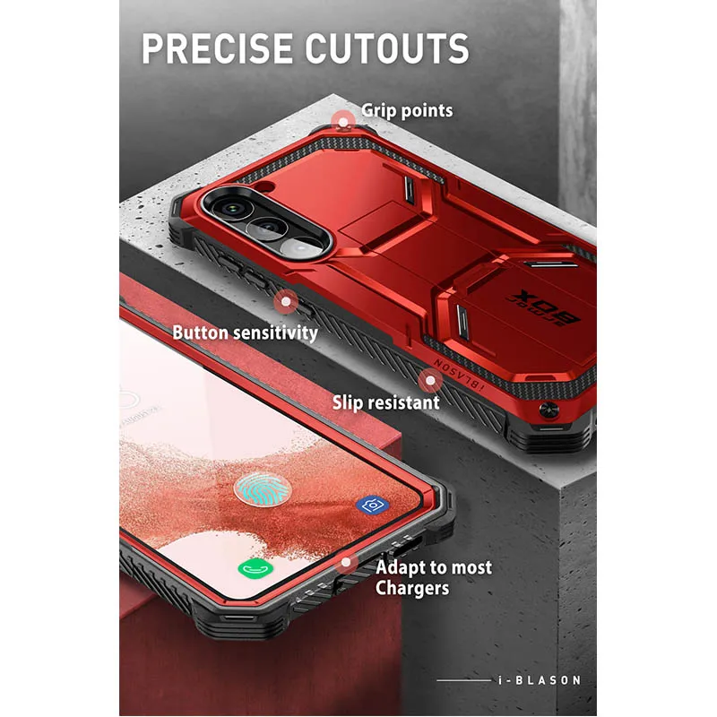 For Samsung Galaxy S23 Plus Case (2023 Release) 6.6 inch I-BLASON Armorbox Full-Body Rugged Case with Built-in Screen Protector