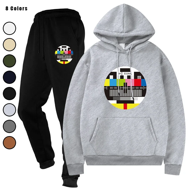 

Мужской спортивный костюм, комплекты из 2 предметов, брюки с капюшоном на шнурке, спортивная одежда для бега, осенние мужские толстовки, спортивная одежда