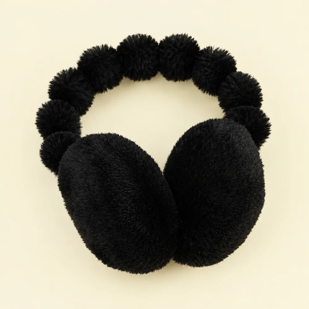 Fashion Winter Earmuffs Foldable Soft Faux Fur Earflap Warm Thickened Ear Cover Cycling Ear Protection
