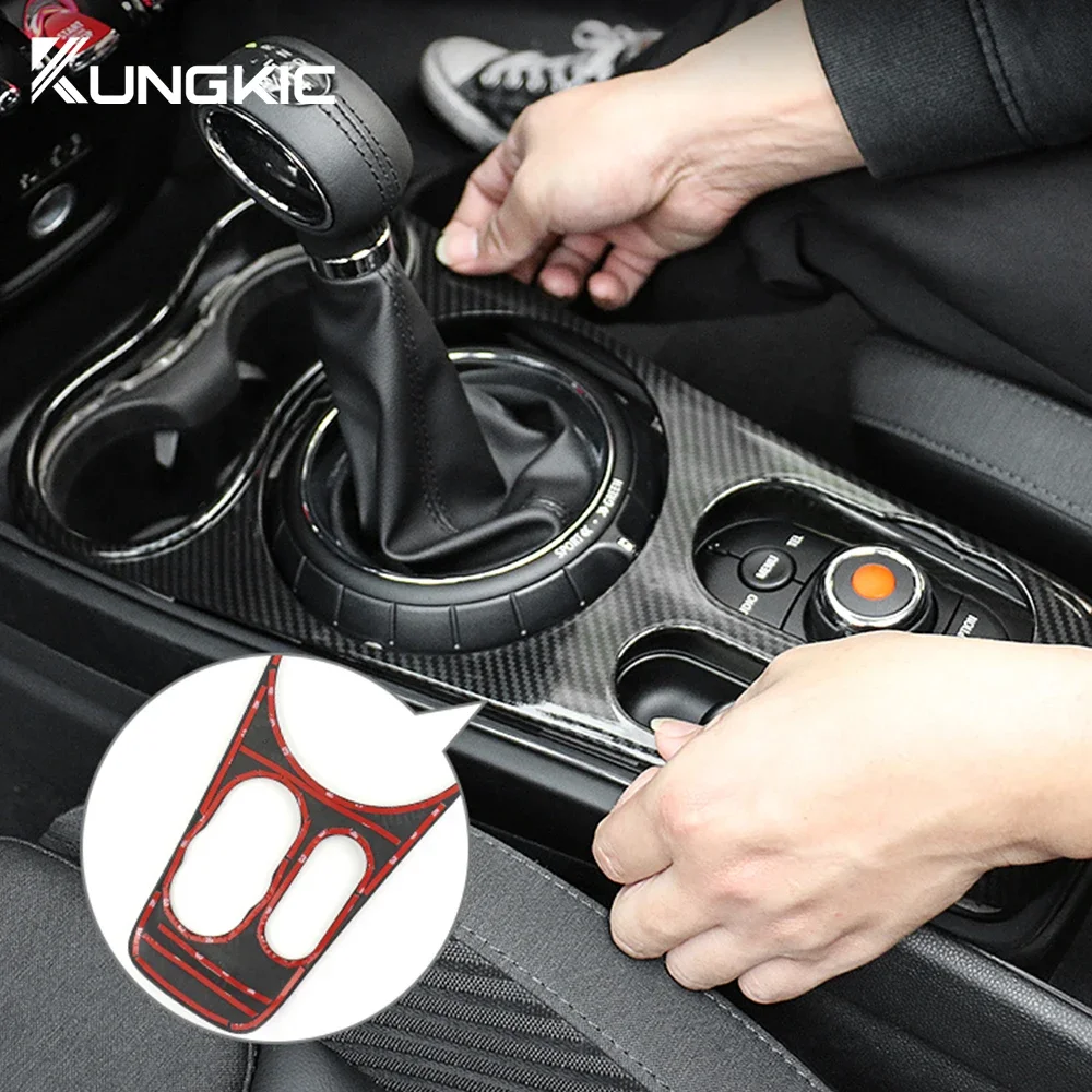 

Автомобильная панель переключения передач, крышка центральной консоли для Mini Cooper F60 Countryman, рамка из АБС-пластика, Стайлинг, аксессуары для украшения интерьера