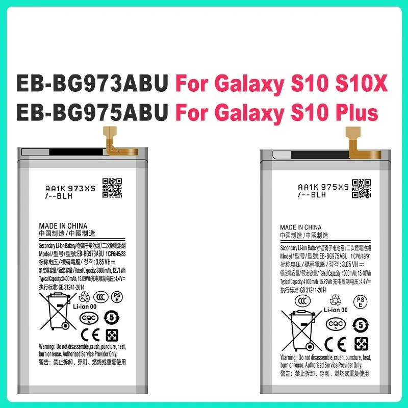 New Battery EB-BG975ABU EB-BG973ABU for Samsung Galaxy S10+/E G9750 G9730 S10 4G SM-G9730 Mobile Phone Battery