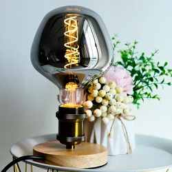 Lampadine Led TIANFAN Vintage G125 Big Globe Waterdrop filamento a spirale 4W Dimmanble 220/240V E27 Super giallo caldo