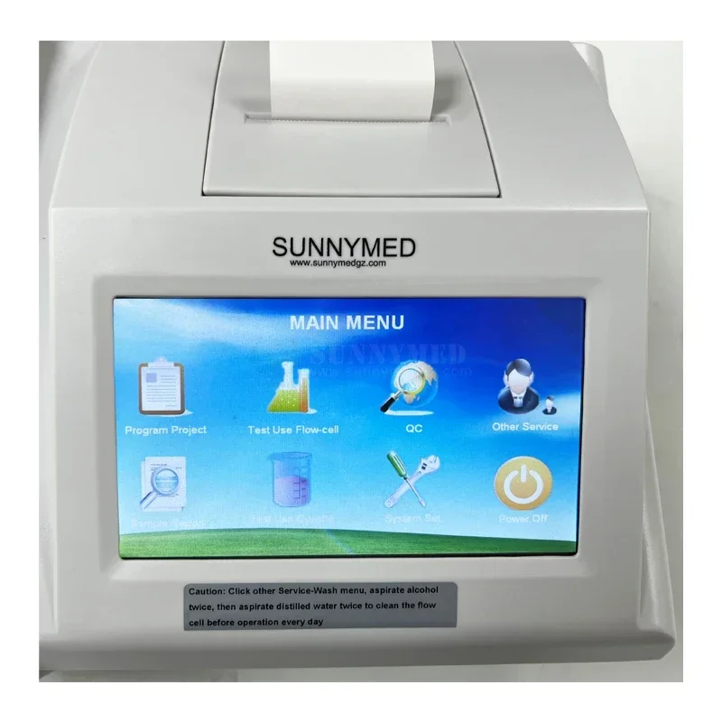 SY-WB032 Portable Veterinary Equipment Semi Auto Chemistry Analyzer with Touch Screen